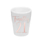 Finally 21 Personalized Shot Glass (1 oz. Ceramic Glass)