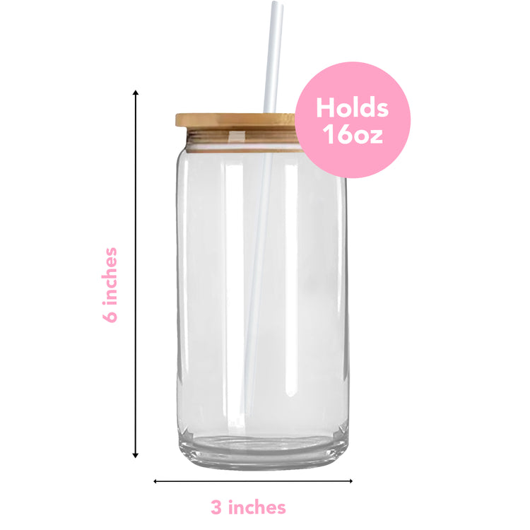 Instant Teacher Just Add Coffee - Iced Coffee Glass Can Tumbler