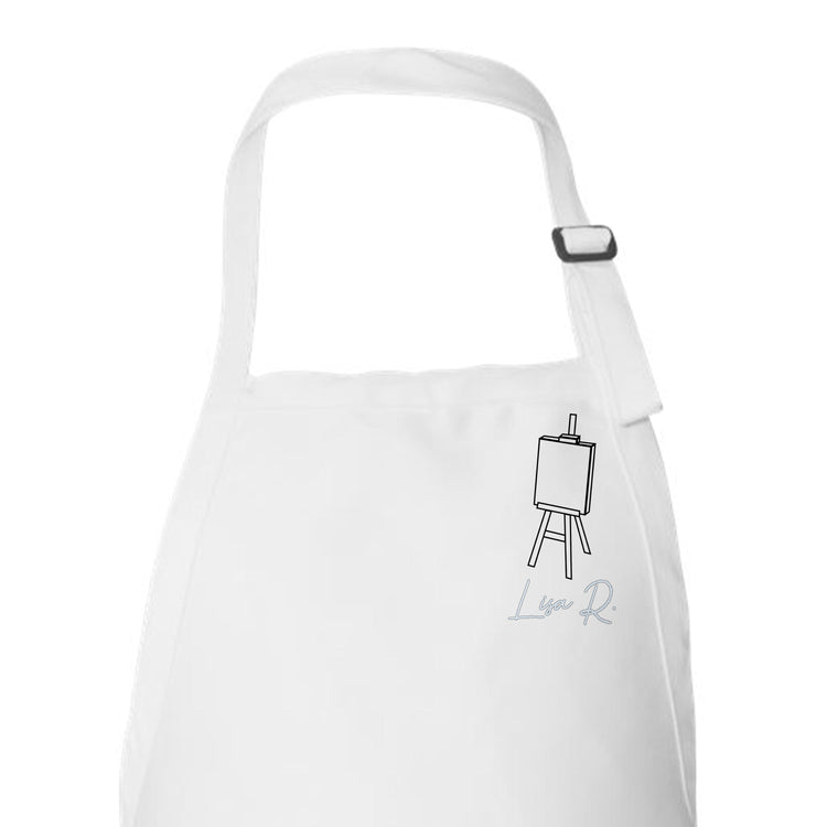 Custom Easel Apron with Name for Artist