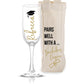 Custom Graduation Champagne Flute & Tote Bag