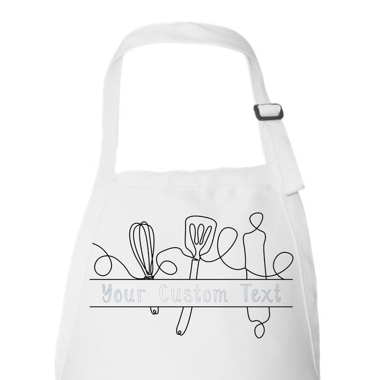 Kitchen Utensils Custom Apron for Chefs and Bakers