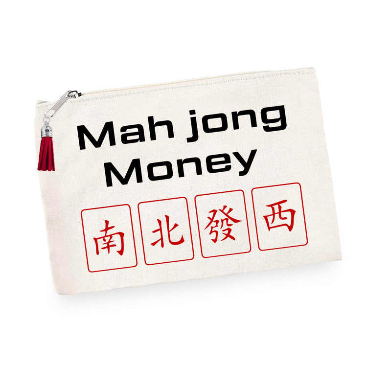 Personalized MahJong Money Canvas Tote Bag