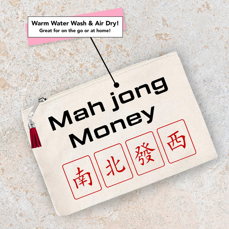 Personalized MahJong Money Canvas Tote Bag