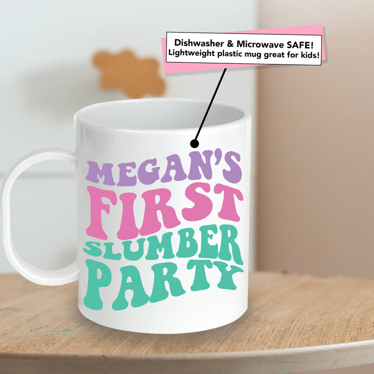 Plastic Mug for Kids Slumber Party