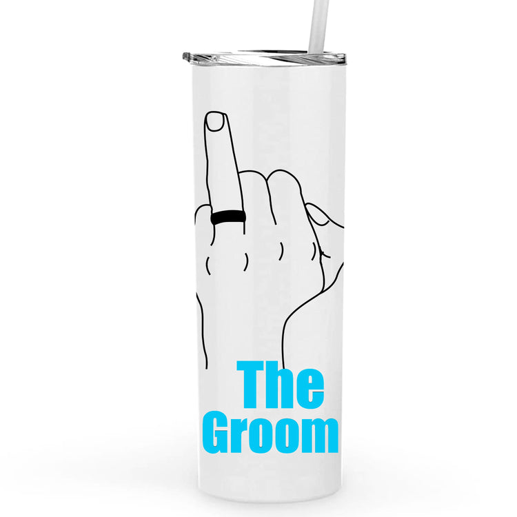 The Groom Personalized Metal Tumbler