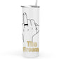 The Groom Personalized Metal Tumbler