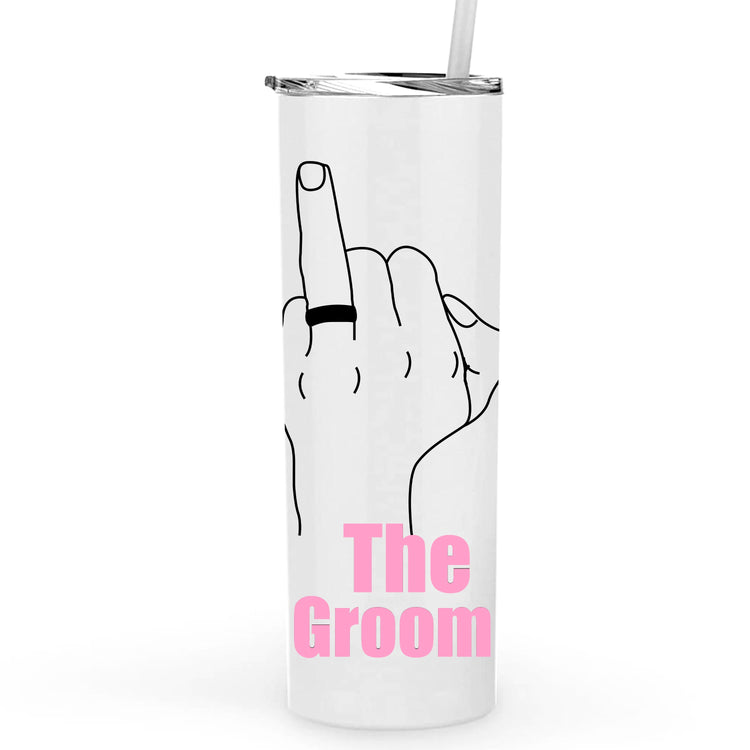 The Groom Personalized Metal Tumbler