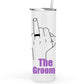 The Groom Personalized Metal Tumbler