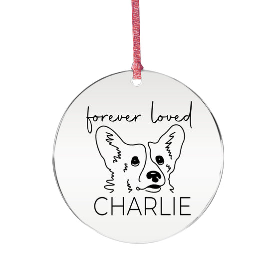 Forever Loved Personalized Dog Image & Name