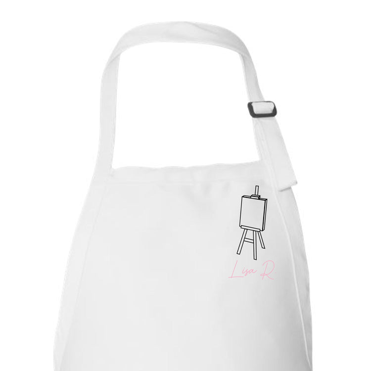 Custom Easel Apron with Name for Artist