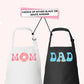 Mom and Dad Custom Baking Apron