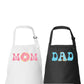 Mom and Dad Custom Baking Apron