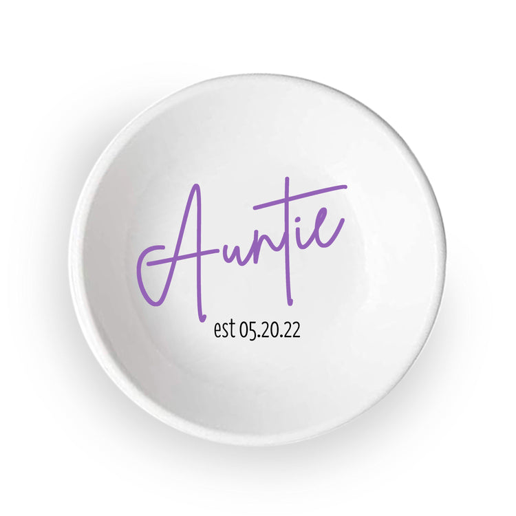 New Auntie Rounded Ring Dish