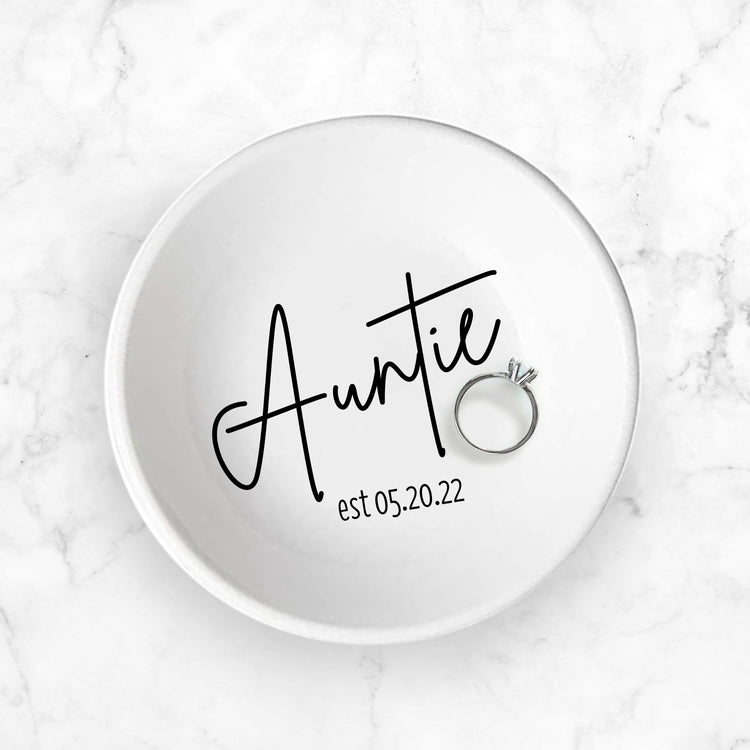 New Auntie Rounded Ring Dish