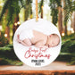 Baby's First Christmas Personalized Holiday Ornament