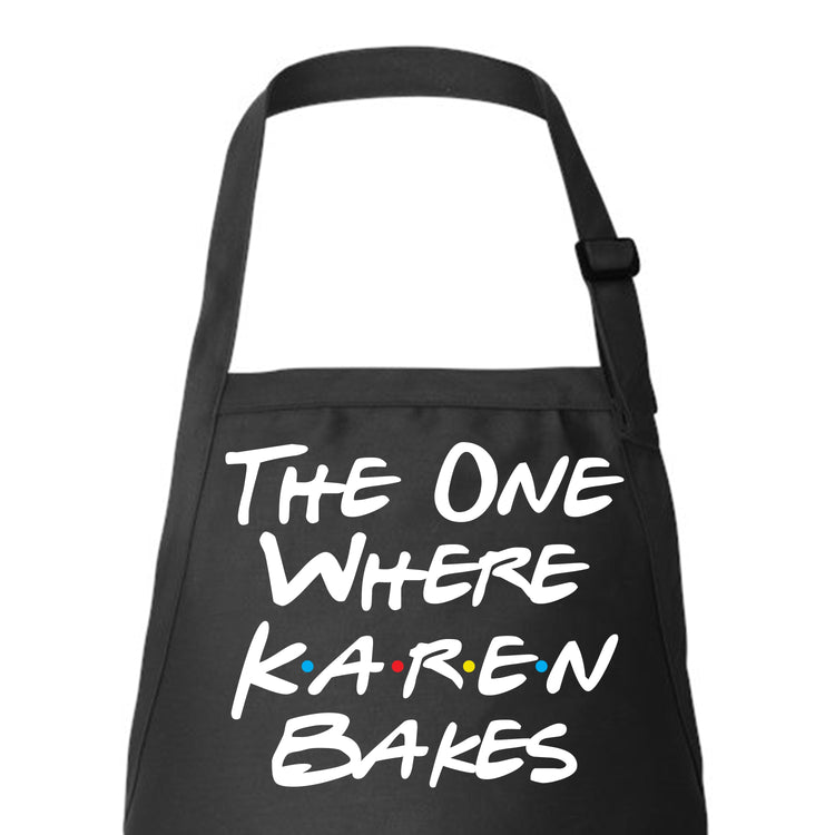 The One Where They Bake Friends Inspired Custom Apron