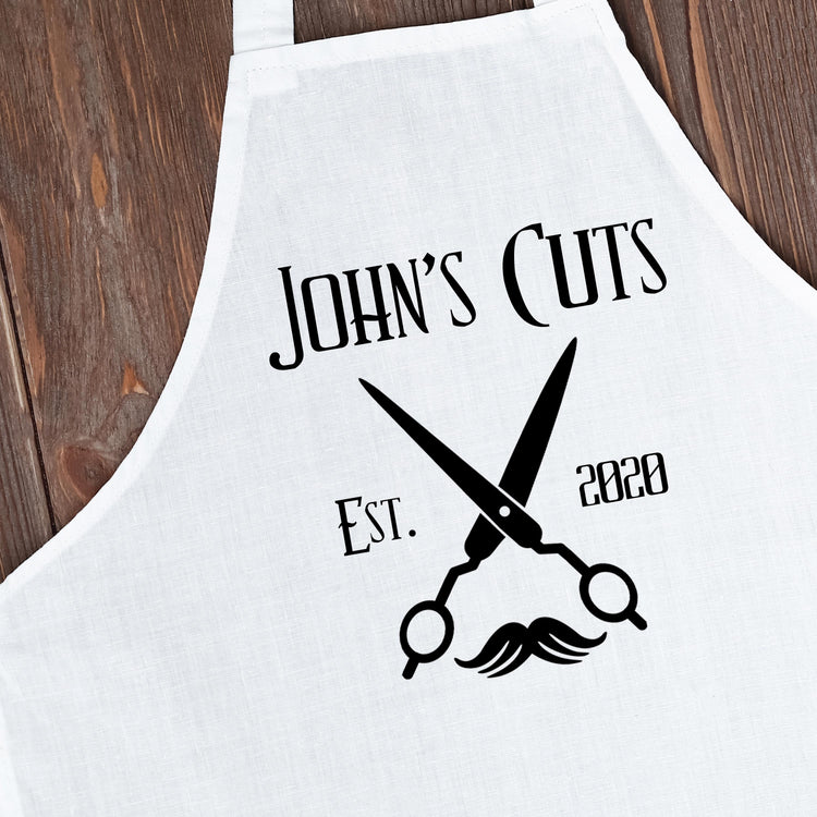 Custom Classic Men’s Barber Shop Apron