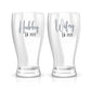 Wife & Hubby Est. Glass Set