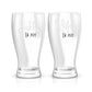 Wife & Hubby Est. Glass Set