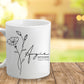 Birth Month Flower Personalized Mug