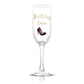 Personalized Birthday Diva Champagne Flute