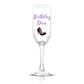 Personalized Birthday Diva Champagne Flute