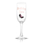 Personalized Birthday Diva Champagne Flute