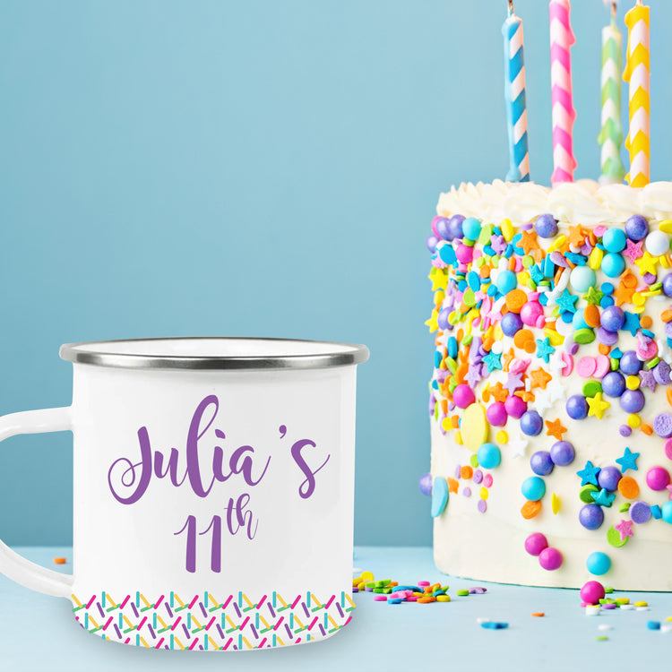 Birthday Camping Mug for Kids