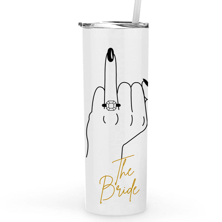 The Bride Personalized Metal Tumbler