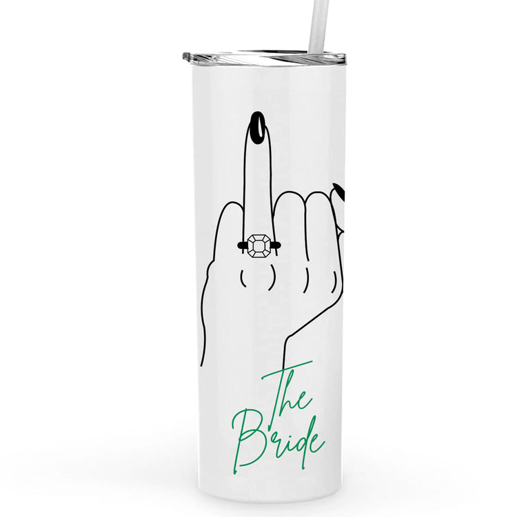 The Bride Personalized Metal Tumbler