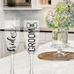 Bride and Groom Champagne Flutes