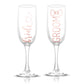 Bride and Groom Champagne Flutes