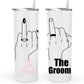 The Bride & Groom Personalized Metal Tumbler