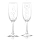 Bride and Groom Champagne Flutes