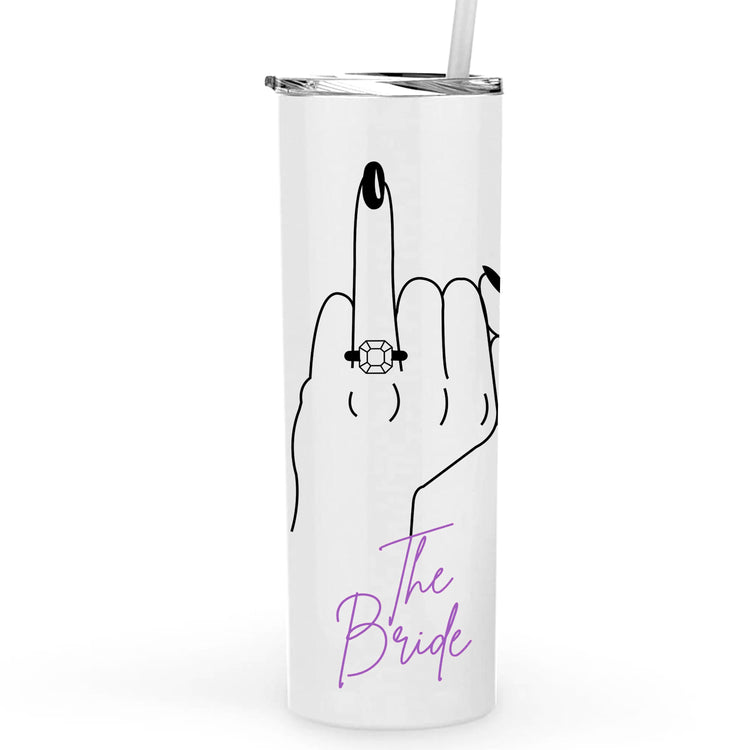 The Bride Personalized Metal Tumbler