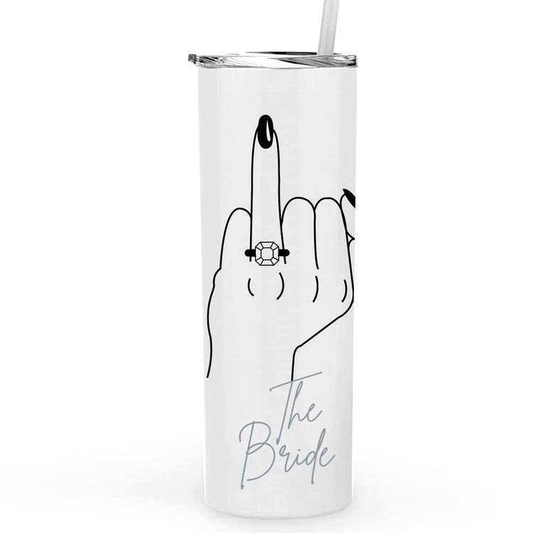 The Bride Personalized Metal Tumbler