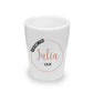 Personalized Bridesmaid Shot Glasses (1.5 oz. Ceramic)