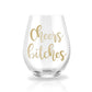 Cheers Bitches - Personalized Stemless Wine Glass