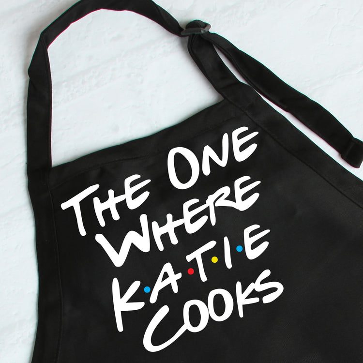 The One Where They Cook Friends Inspired Custom Apron