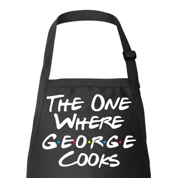 The One Where They Cook Friends Inspired Custom Apron