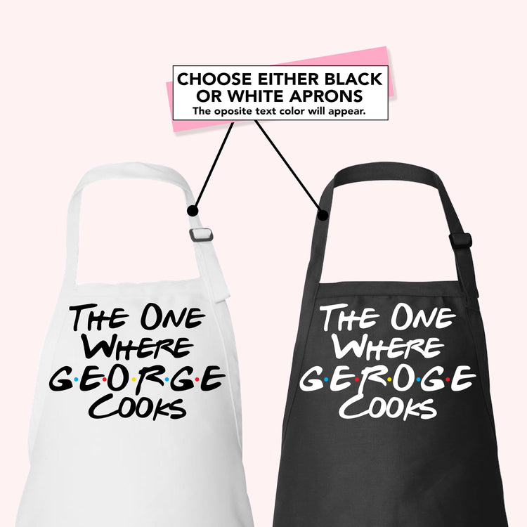 The One Where They Cook Friends Inspired Custom Apron