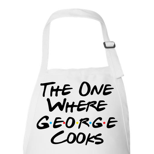 The One Where They Cook Friends Inspired Custom Apron