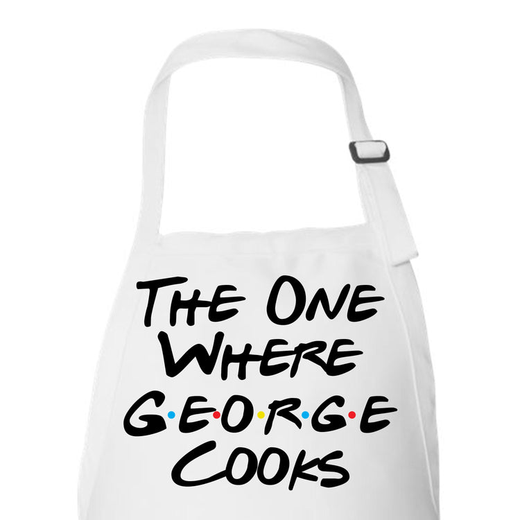 The One Where They Cook Friends Inspired Custom Apron