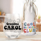 Personalized Cool Grandma Club Wine Glass