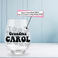 Personalized Cool Grandma Club Wine Glass