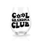 Personalized Cool Grandma Club Wine Glass