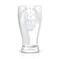 Personalized Death of a Bachelor Pilsner Beer Glass for Groom