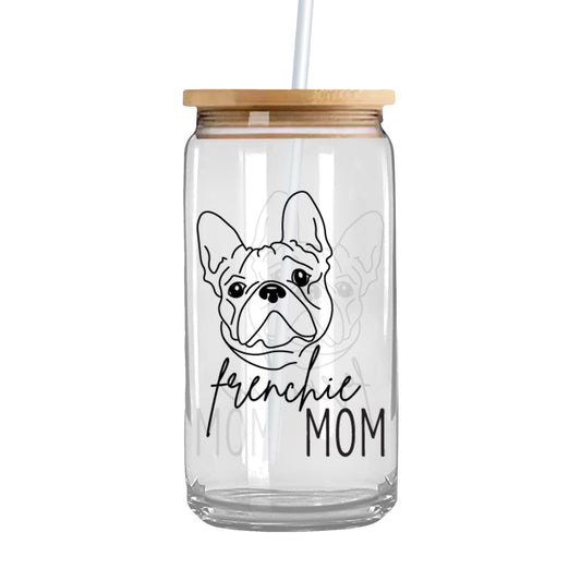 Doggy Mom Iced Coffee Glass