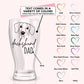 Custom Dog Dad Beer Glass