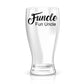 Funcle - Fun Uncle - Personalized Beer Glass